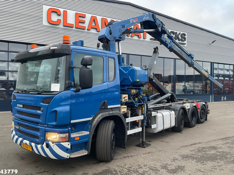 Scania P 360 8x2 Hiab 21 Tonmeter laadkraan - شاحنة برافعة خطافية, شاحنة كرين: صورة 1 Scania P 360 8x2 Hiab 21 Tonmeter laadkraan - شاحنة برافعة خطافية, شاحنة كرين: صورة 1