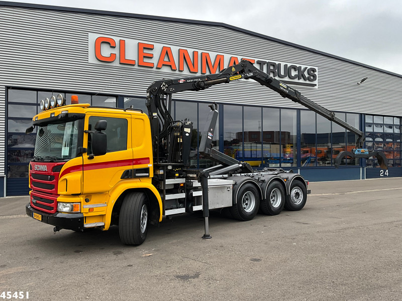 Scania P 410 8x4 Euro 6 Palfinger 14 Tonmeter Z-kraan - شاحنة برافعة خطافية, شاحنة كرين: صورة 1 Scania P 410 8x4 Euro 6 Palfinger 14 Tonmeter Z-kraan - شاحنة برافعة خطافية, شاحنة كرين: صورة 1