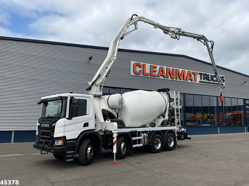 Scania P 450 XT 8x4 Euro 6 Retarder CIFA 7m³ Mixer + Pumi Pump 25 m³ NEW AND UNUSED! - شاحنة خلاطة خرسانة: صورة 1 Scania P 450 XT 8x4 Euro 6 Retarder CIFA 7m³ Mixer + Pumi Pump 25 m³ NEW AND UNUSED! - شاحنة خلاطة خرسانة: صورة 1