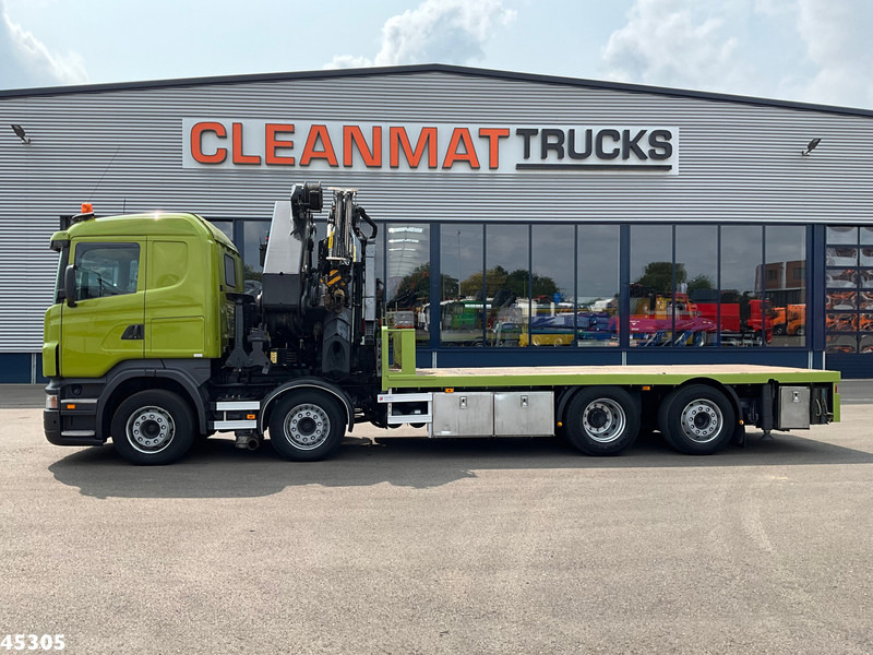 Scania R 420 8x2 manual Palfinger 85 Tonmeter laadkraan + Fly-Jib - شاحنة كرين: صورة 3 Scania R 420 8x2 manual Palfinger 85 Tonmeter laadkraan + Fly-Jib - شاحنة كرين: صورة 3