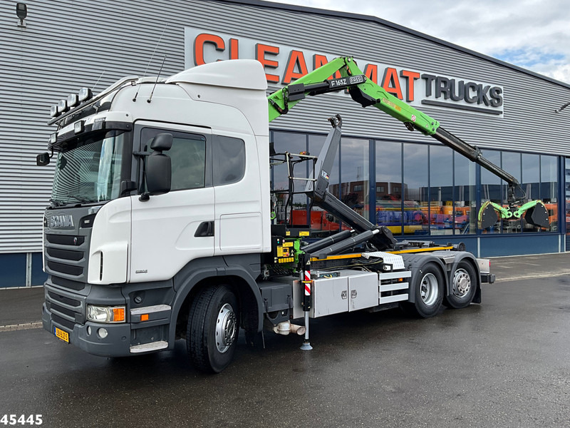 Scania R 440 Euro 6 Retarder Fassi 16 Tonmeter Z-kraan (bouwjaar 2018) - شاحنة برافعة خطافية, شاحنة كرين: صورة 1 Scania R 440 Euro 6 Retarder Fassi 16 Tonmeter Z-kraan (bouwjaar 2018) - شاحنة برافعة خطافية, شاحنة كرين: صورة 1