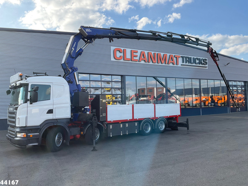 Scania R 480 Amco Veba 95 Tometer laadkraan + Fly-Jib - شاحنة كرين: صورة 1 Scania R 480 Amco Veba 95 Tometer laadkraan + Fly-Jib - شاحنة كرين: صورة 1