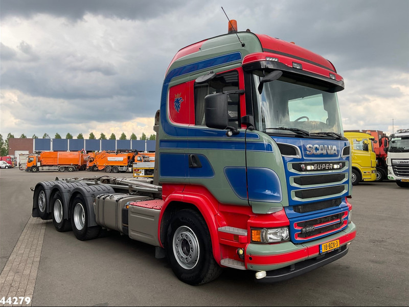 Scania R 580 Super 8x4 Euro 6 Palfinger 20 Ton haakarmsysteem - شاحنة برافعة خطافية: صورة 3 Scania R 580 Super 8x4 Euro 6 Palfinger 20 Ton haakarmsysteem - شاحنة برافعة خطافية: صورة 3