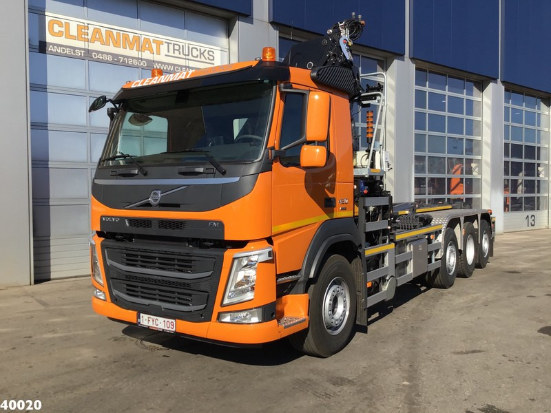 Volvo FM 420 8x2 HMF 28 ton/meter laadkraan Welvaarts weighing system - شاحنة برافعة خطافية, شاحنة كرين: صورة 2 Volvo FM 420 8x2 HMF 28 ton/meter laadkraan Welvaarts weighing system - شاحنة برافعة خطافية, شاحنة كرين: صورة 2