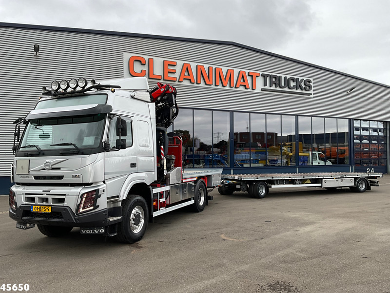 Volvo FMX 500 4x4 Fassi 31 Tonmeter laadkraan + Fly-Jib + Jumbo 2-assige aanhangwagen - شاحنة كرين: صورة 1 Volvo FMX 500 4x4 Fassi 31 Tonmeter laadkraan + Fly-Jib + Jumbo 2-assige aanhangwagen - شاحنة كرين: صورة 1