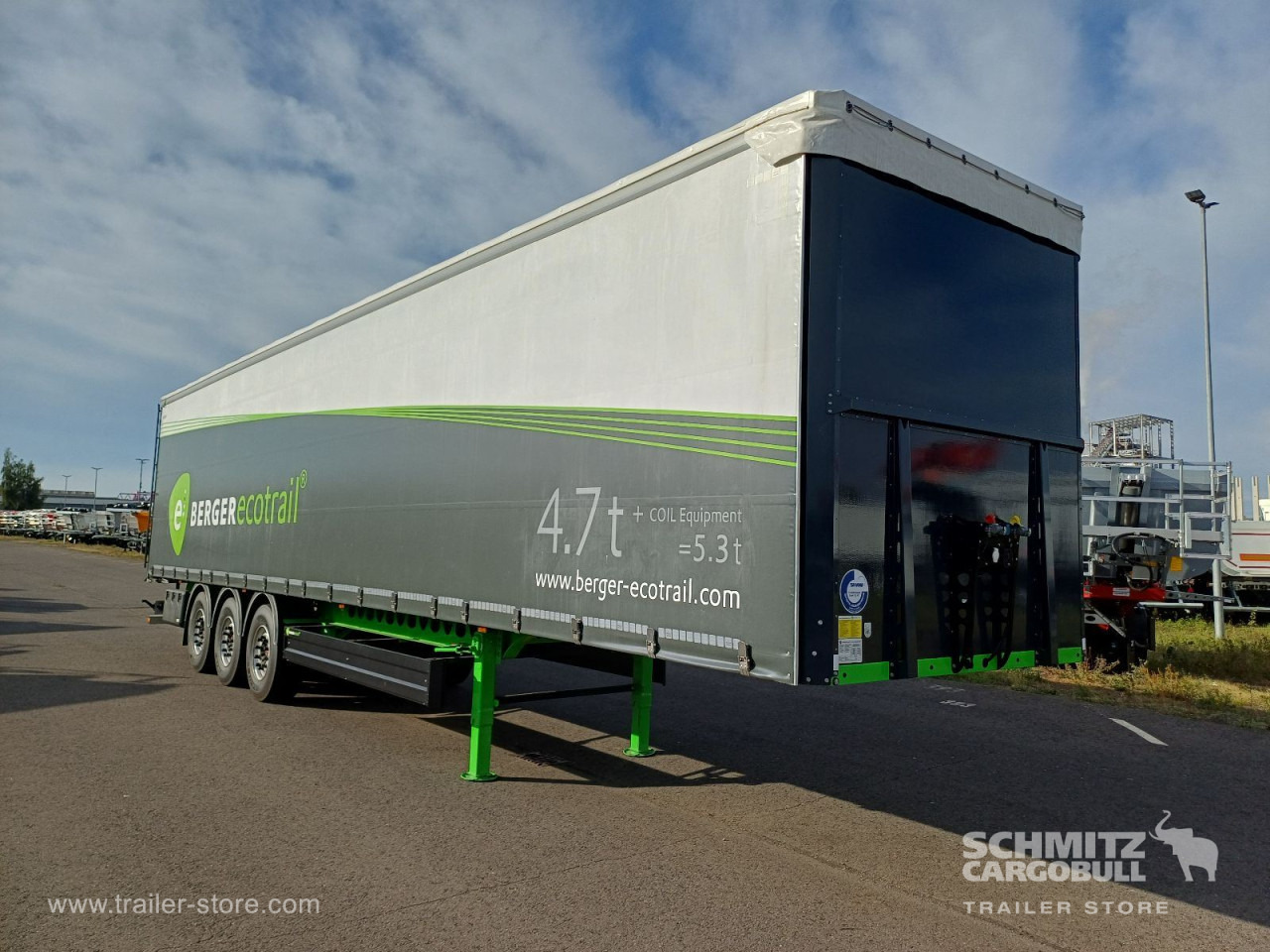 BERGER Auflieger Curtainsider Standard - نصف مقطورة بستائر جانبية: صورة 1 BERGER Auflieger Curtainsider Standard - نصف مقطورة بستائر جانبية: صورة 1