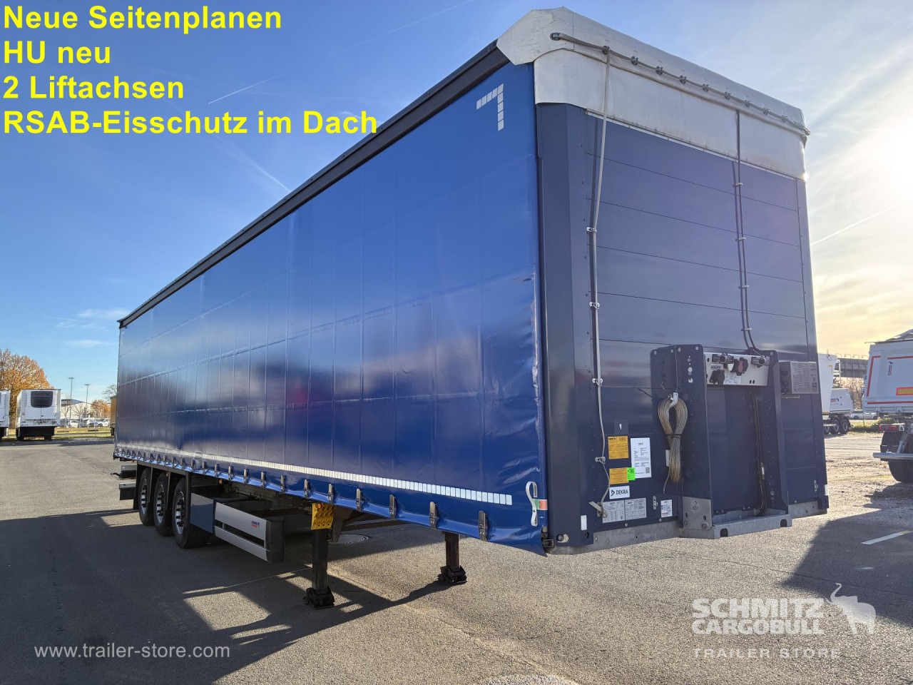 SCHMITZ Auflieger Curtainsider Standard - نصف مقطورة بستائر جانبية: صورة 1 SCHMITZ Auflieger Curtainsider Standard - نصف مقطورة بستائر جانبية: صورة 1