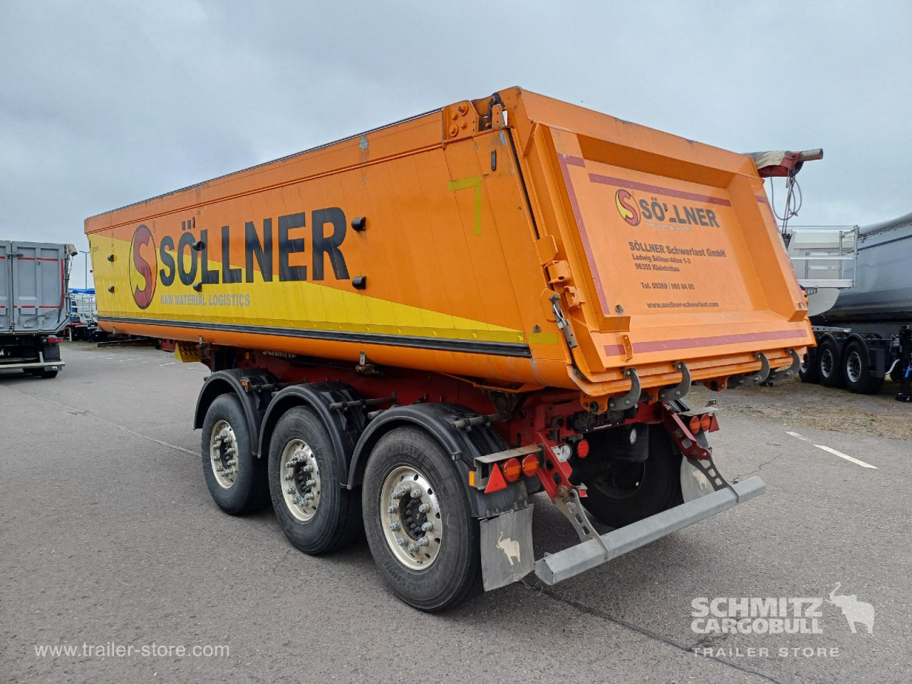 SCHMITZ Auflieger Kipper Alukastenmulde 24m³ - نصف مقطورة قلابة: صورة 4 SCHMITZ Auflieger Kipper Alukastenmulde 24m³ - نصف مقطورة قلابة: صورة 4