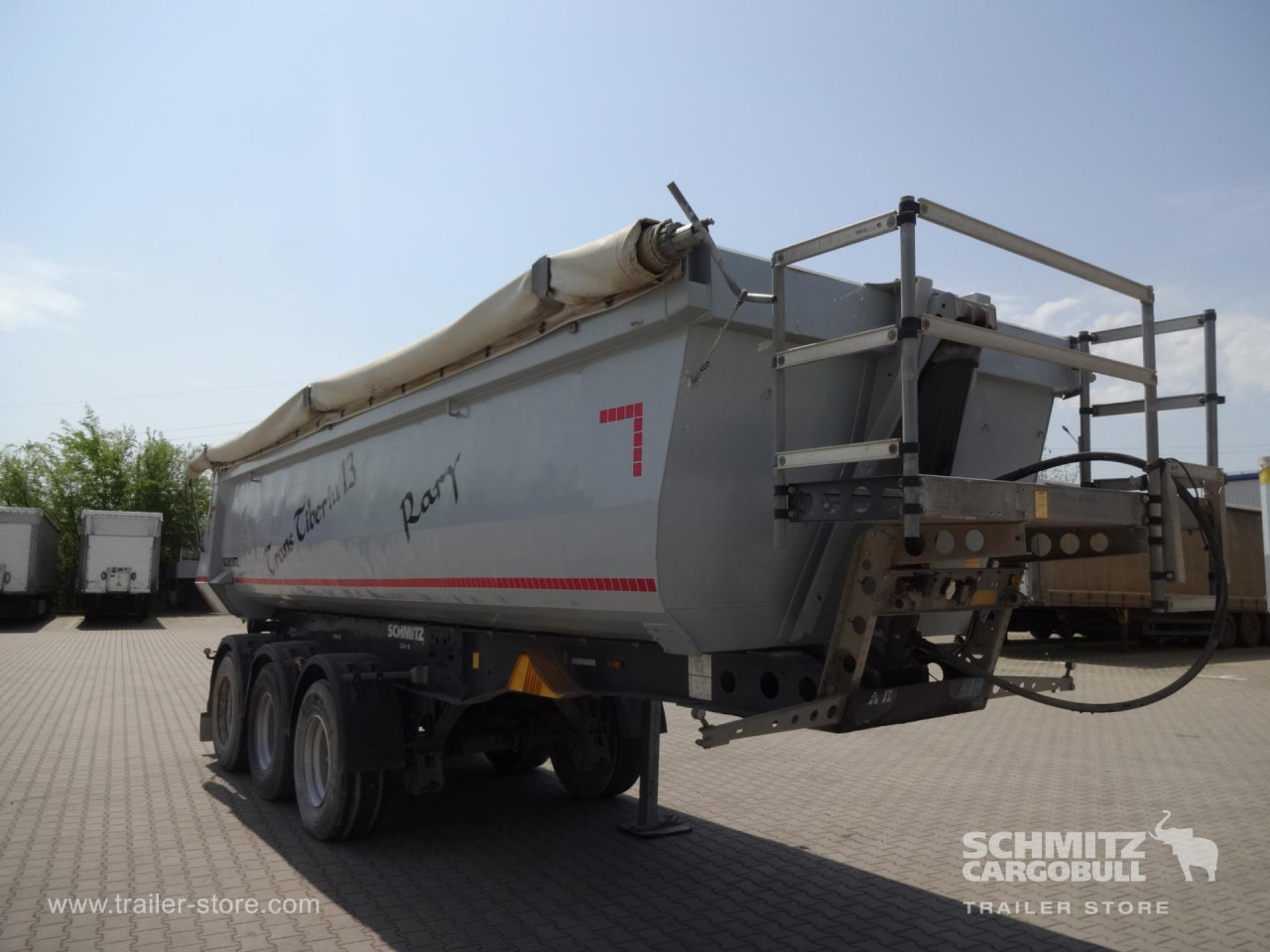 SCHMITZ Tipper Steel half pipe body 24m³ - نصف مقطورة قلابة: صورة 5 SCHMITZ Tipper Steel half pipe body 24m³ - نصف مقطورة قلابة: صورة 5