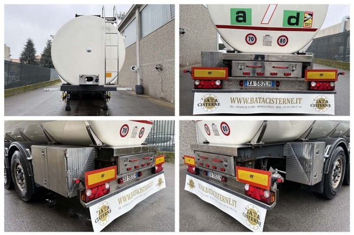 نصف مقطورة صهريج لنقل الطعام BATA CISTERNA ALIMENTARE SANTI-MENCI ANNO 05-2010: صورة 16