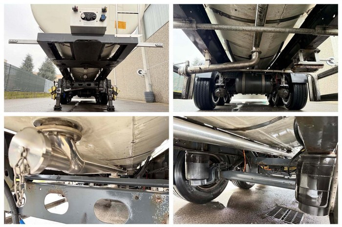 نصف مقطورة صهريج لنقل الطعام BATA CISTERNA ALIMENTARE SANTI-MENCI ANNO 05-2010: صورة 18