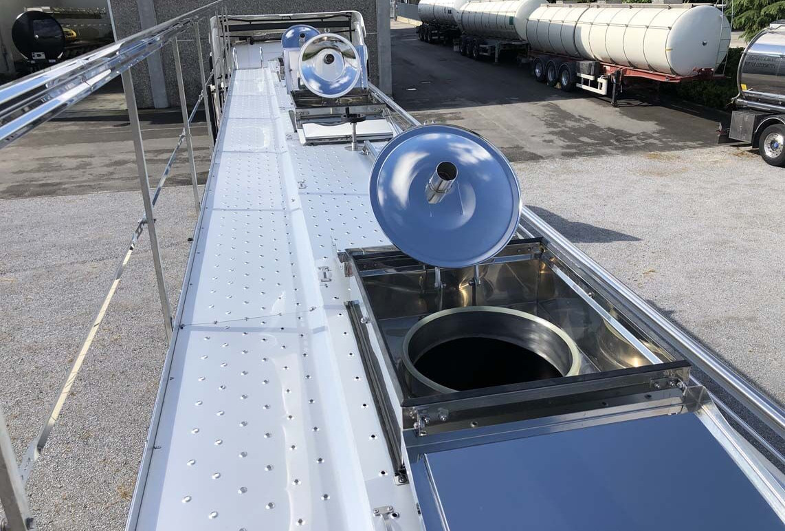 نصف مقطورة صهريج لنقل الطعام للبيع  Bata CISTERNA LIGHT NUOVA: صورة 7