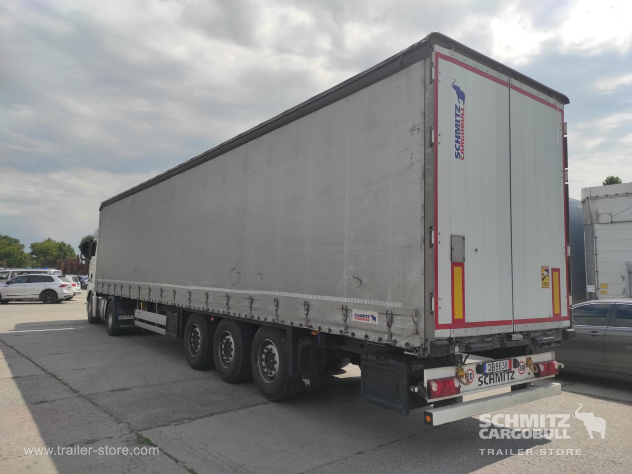 SCHMITZ Напівпричіп Стандартний - نصف مقطورة بستائر جانبية: صورة 1 SCHMITZ Напівпричіп Стандартний - نصف مقطورة بستائر جانبية: صورة 1