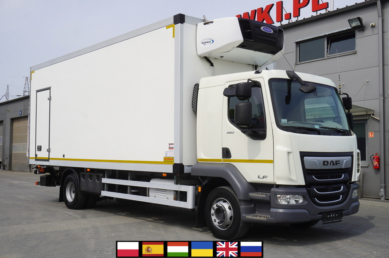 DAF LF 16.260 / Jegger Refrigerator / Carrier Supra 750 / DHOLLANDIA 1500 kg / Sleeper cab - شاحنة ذات مبرد: صورة 1 DAF LF 16.260 / Jegger Refrigerator / Carrier Supra 750 / DHOLLANDIA 1500 kg / Sleeper cab - شاحنة ذات مبرد: صورة 1