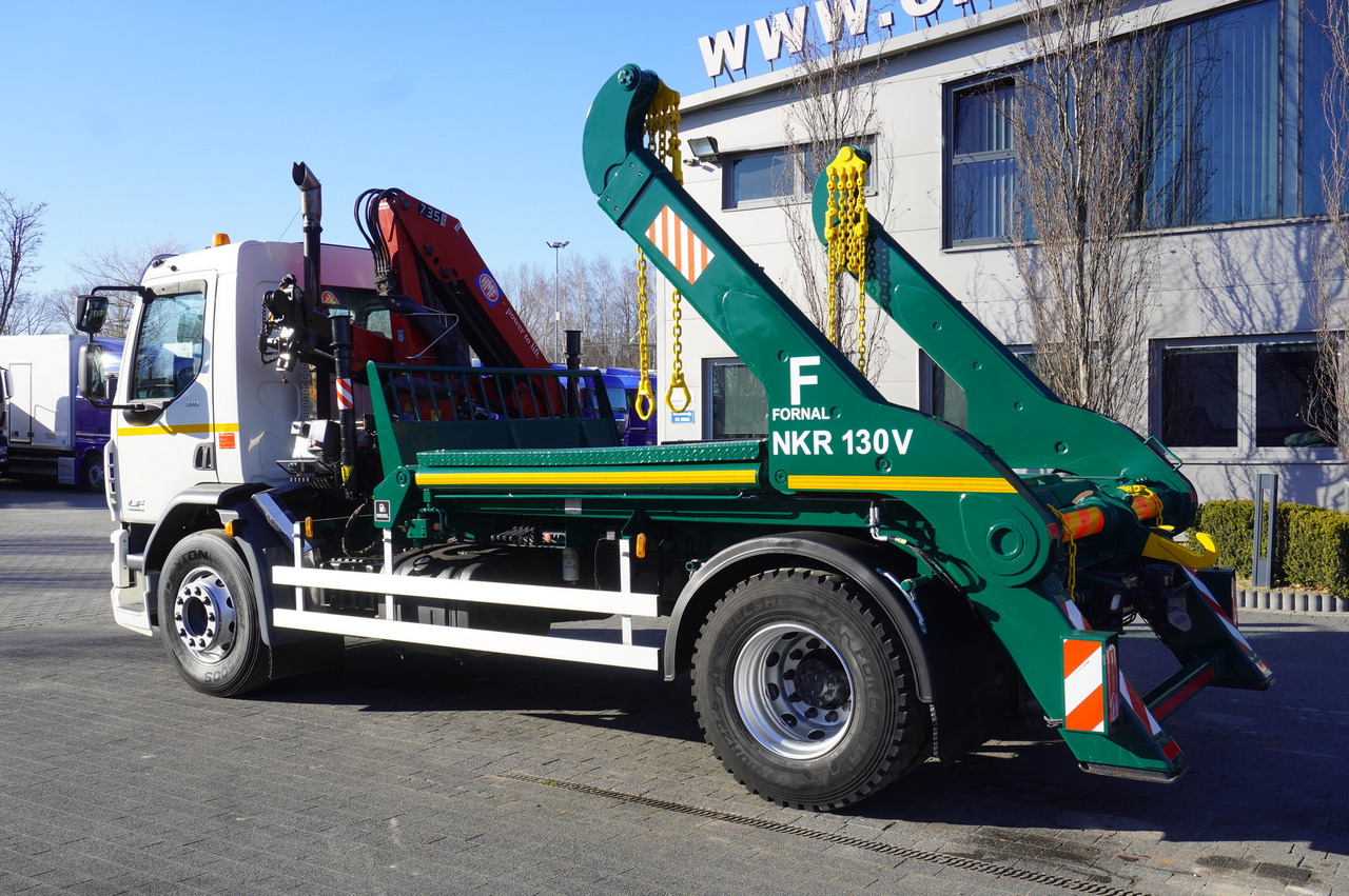 DAF LF 18.310 E6 / Skip loader Fornal NKR 130V / HDS HMF 735 K2 / Manual gearbox - شاحنة لودر انزلاقي, شاحنة كرين: صورة 5 DAF LF 18.310 E6 / Skip loader Fornal NKR 130V / HDS HMF 735 K2 / Manual gearbox - شاحنة لودر انزلاقي, شاحنة كرين: صورة 5