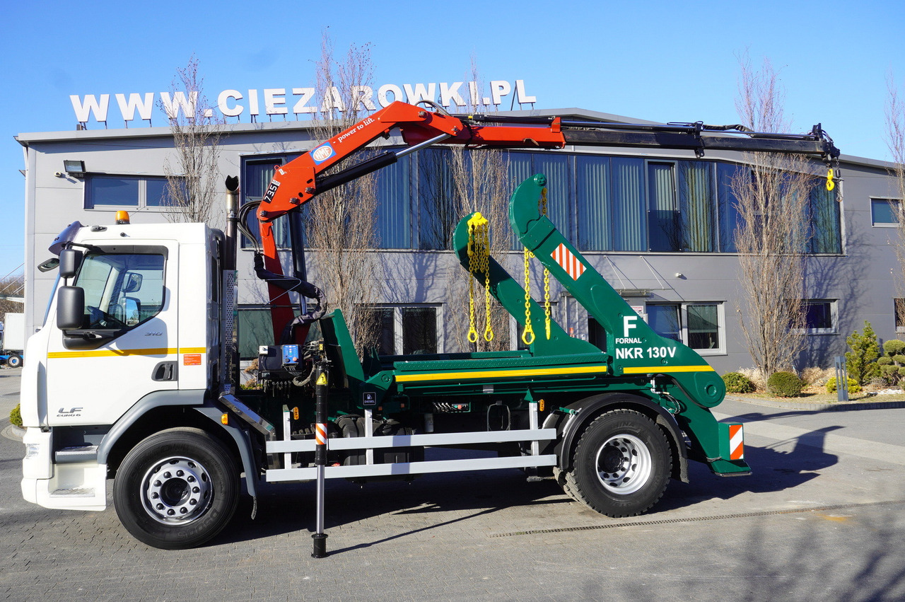 DAF LF 18.310 E6 / Skip loader Fornal NKR 130V / HDS HMF 735 K2 / Manual gearbox - شاحنة لودر انزلاقي, شاحنة كرين: صورة 4 DAF LF 18.310 E6 / Skip loader Fornal NKR 130V / HDS HMF 735 K2 / Manual gearbox - شاحنة لودر انزلاقي, شاحنة كرين: صورة 4