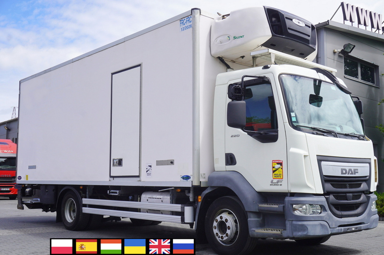DAF LF 220 / Refrigerator 16 EPAL Multitemp / Carrier Supra 1150 MT / Palfinger 1500 kg - شاحنة ذات مبرد: صورة 1 DAF LF 220 / Refrigerator 16 EPAL Multitemp / Carrier Supra 1150 MT / Palfinger 1500 kg - شاحنة ذات مبرد: صورة 1