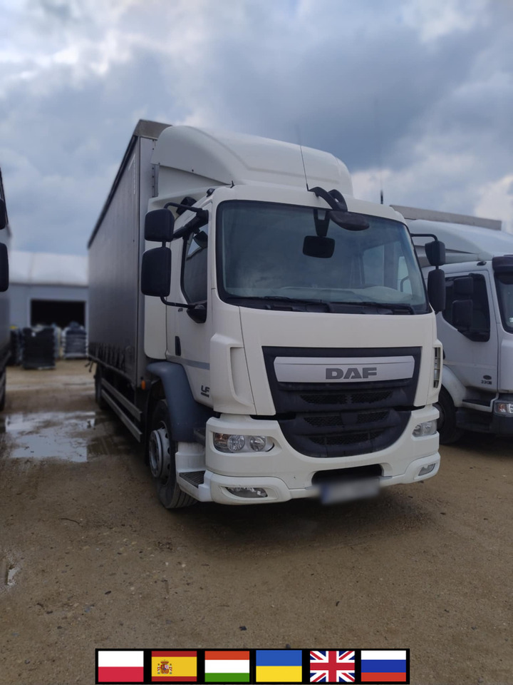 DAF LF 250 / Curtainsider 18 EPAL / sleeping cab - شاحنة ذات ستائر جانبية: صورة 1 DAF LF 250 / Curtainsider 18 EPAL / sleeping cab - شاحنة ذات ستائر جانبية: صورة 1