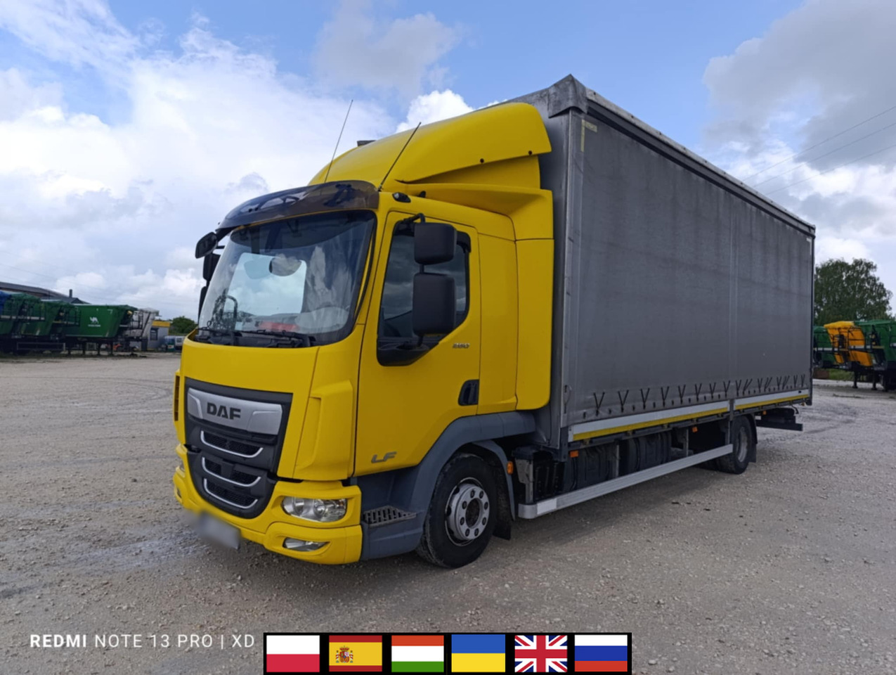 DAF LF 260 / Curtainsider 18 EPAL / sleeper cab - شاحنة ذات ستائر جانبية: صورة 1 DAF LF 260 / Curtainsider 18 EPAL / sleeper cab - شاحنة ذات ستائر جانبية: صورة 1