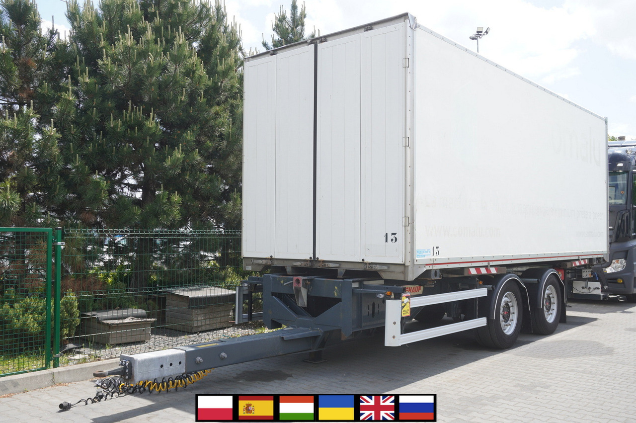 Fruehauf passthrough box trailer 18 EPAL / 2021 / SAF axles - مقطورة بصندوق مغلق: صورة 1 Fruehauf passthrough box trailer 18 EPAL / 2021 / SAF axles - مقطورة بصندوق مغلق: صورة 1