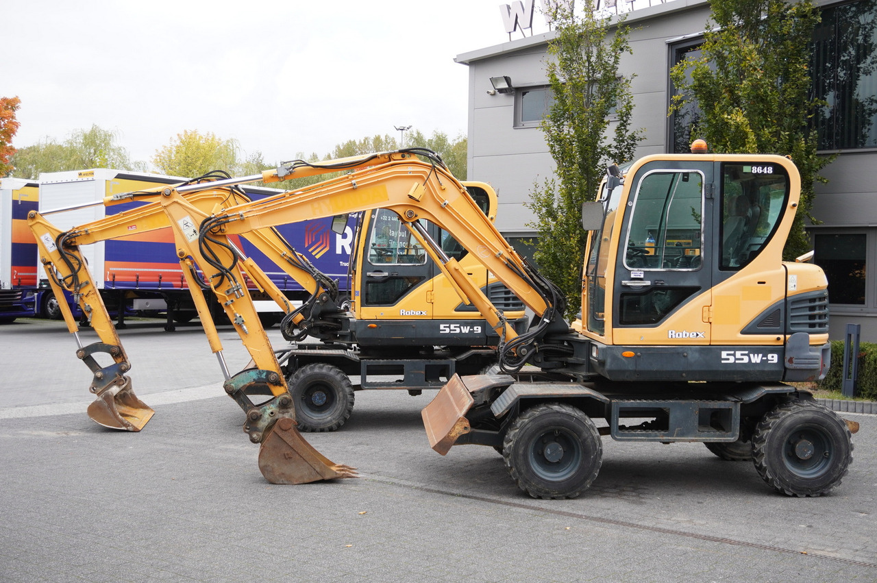 Hyundai Robex 55W-9 Wheeled Excavator 5.5t / 2pcs - حفار صغير: صورة 2 Hyundai Robex 55W-9 Wheeled Excavator 5.5t / 2pcs - حفار صغير: صورة 2