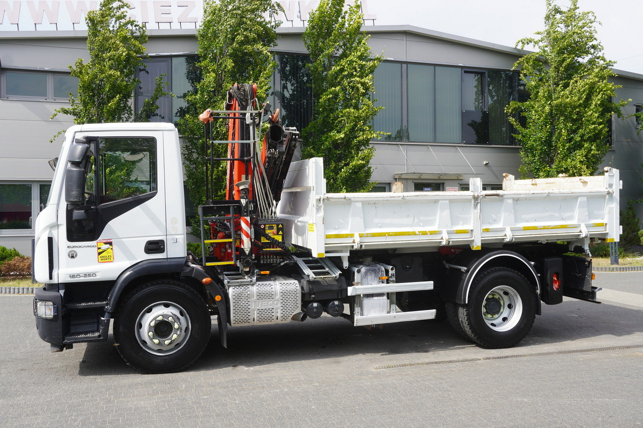 IVECO Eurocargo 160-250 / Fassi F95 crane / 120 tho. km / 3-sided tipper - شاحنة كرين: صورة 5 IVECO Eurocargo 160-250 / Fassi F95 crane / 120 tho. km / 3-sided tipper - شاحنة كرين: صورة 5
