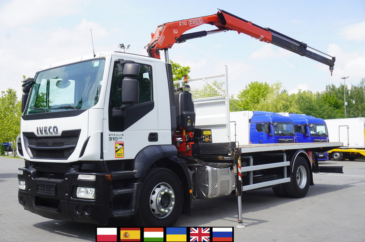 IVECO STRALIS 310 E6 / FASSI F110B / 630 MTH! / 4 t lift cap. / 19 t - شاحنة كرين: صورة 1 IVECO STRALIS 310 E6 / FASSI F110B / 630 MTH! / 4 t lift cap. / 19 t - شاحنة كرين: صورة 1