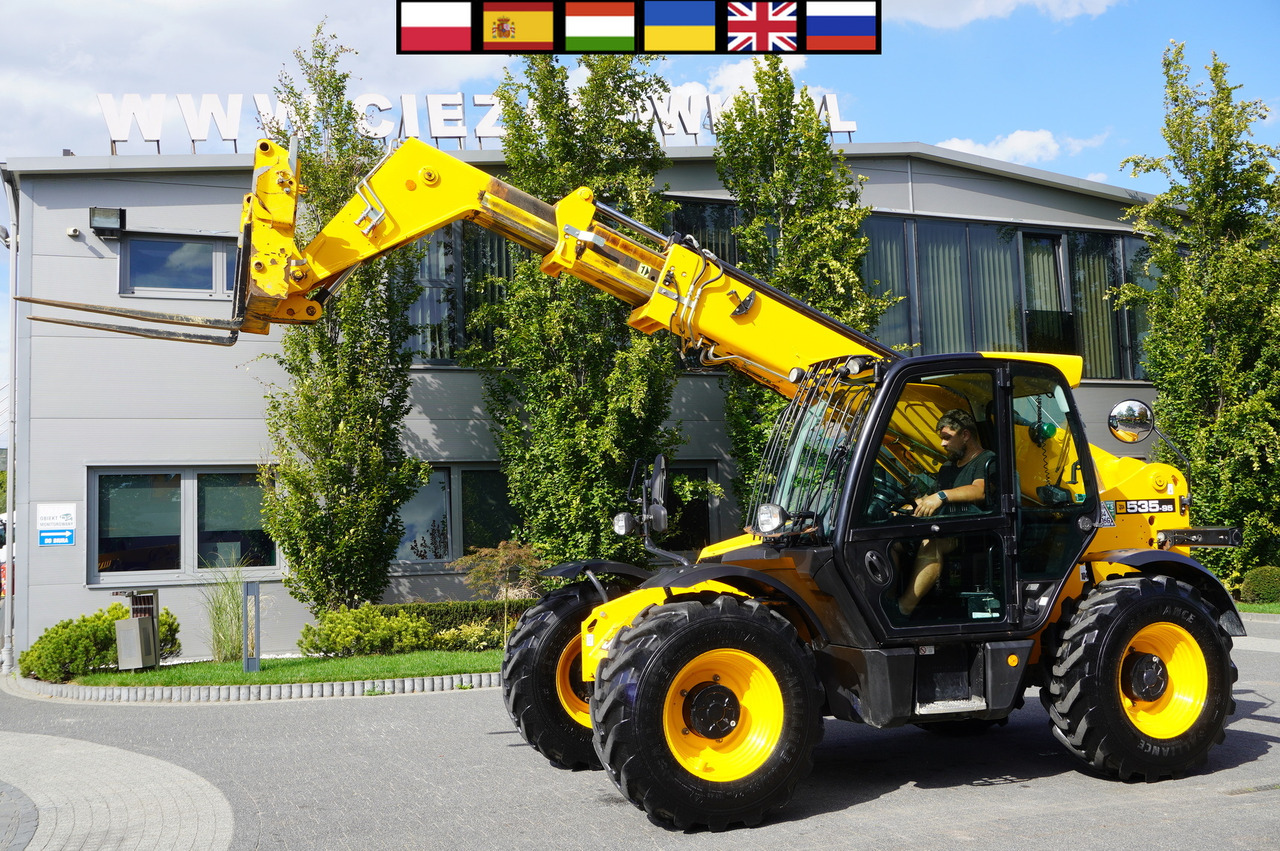 JCB 535-95 / 3.5 T / range 9.5 m / 700 MTH!! - جرافة ذات عجلات تلسكوبية: صورة 1 JCB 535-95 / 3.5 T / range 9.5 m / 700 MTH!! - جرافة ذات عجلات تلسكوبية: صورة 1