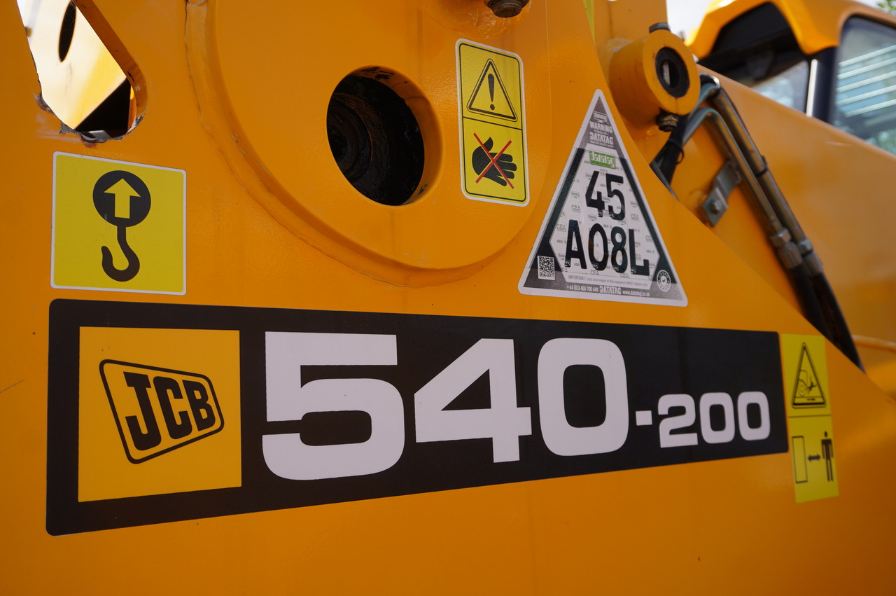 JCB 540-200 Telescopic Loader / 20 m reach / joystick / 2 units - جرافة ذات عجلات تلسكوبية: صورة 5 JCB 540-200 Telescopic Loader / 20 m reach / joystick / 2 units - جرافة ذات عجلات تلسكوبية: صورة 5