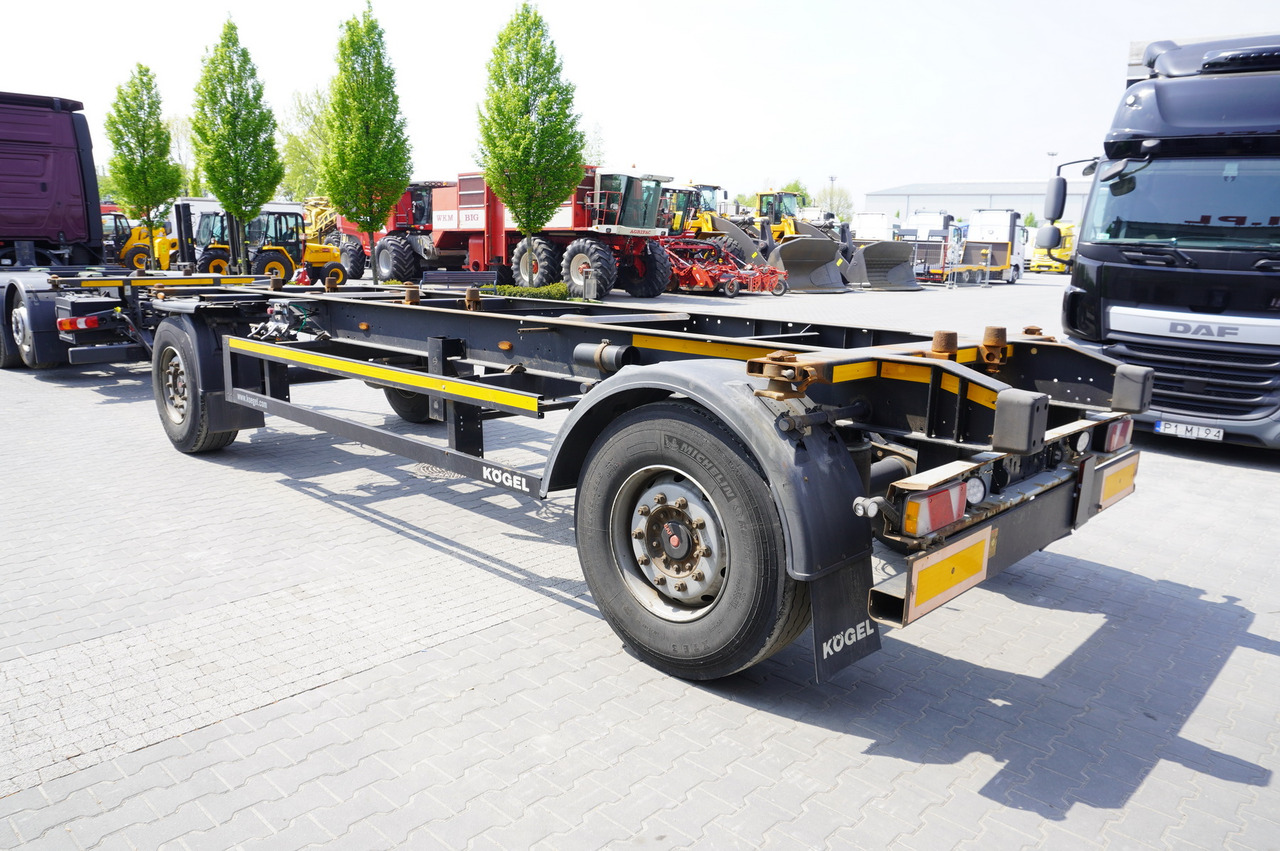 KOGEL AWE 18, two-axle, BDF, 7.5m chassis , air suspension, SAF axles - مقطورة بهيكل معدني: صورة 4 KOGEL AWE 18, two-axle, BDF, 7.5m chassis , air suspension, SAF axles - مقطورة بهيكل معدني: صورة 4