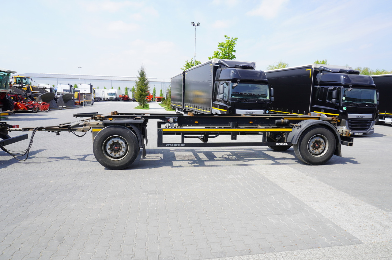 KOGEL AWE 18, two-axle, BDF, 7.5m chassis , air suspension, SAF axles - مقطورة بهيكل معدني: صورة 3 KOGEL AWE 18, two-axle, BDF, 7.5m chassis , air suspension, SAF axles - مقطورة بهيكل معدني: صورة 3
