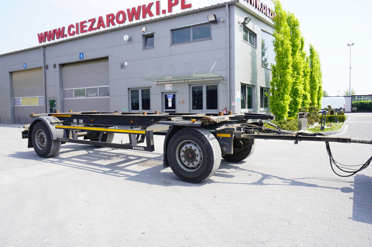 KOGEL AWE 18, two-axle, BDF, 7.5m chassis , air suspension, SAF axles - مقطورة بهيكل معدني: صورة 1 KOGEL AWE 18, two-axle, BDF, 7.5m chassis , air suspension, SAF axles - مقطورة بهيكل معدني: صورة 1