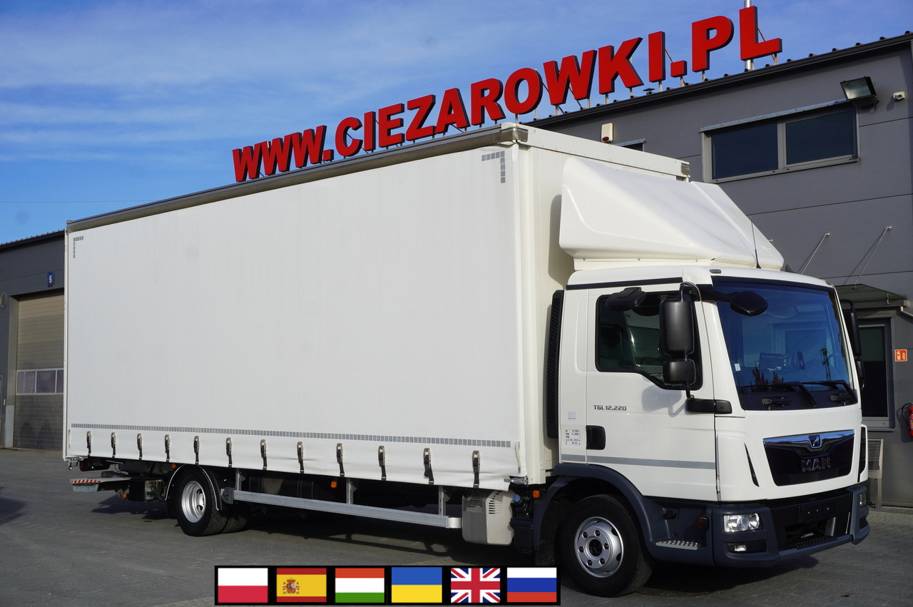 MAN TGL 12.220 / Curtainsider 19 EPAL / 140 tho. km - شاحنة ذات ستائر جانبية: صورة 1 MAN TGL 12.220 / Curtainsider 19 EPAL / 140 tho. km - شاحنة ذات ستائر جانبية: صورة 1