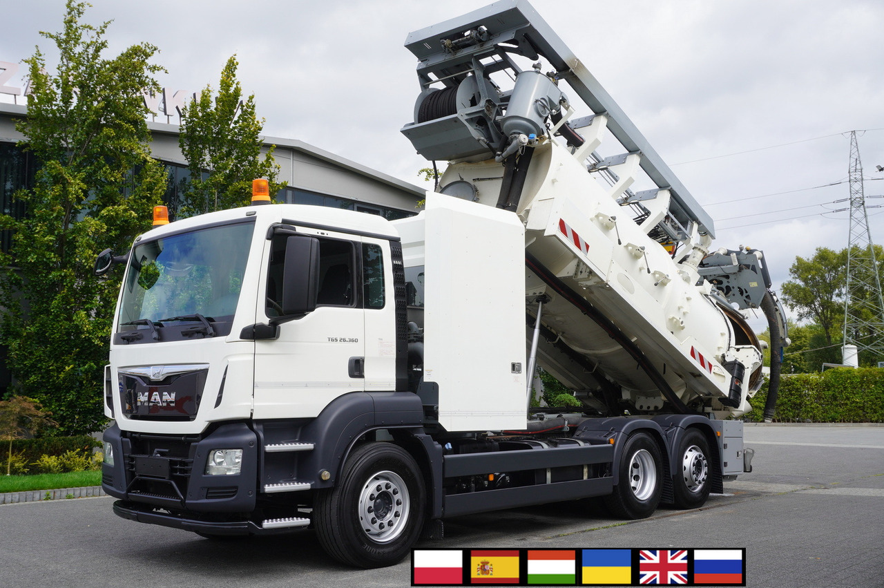 MAN TGS 26.360 E6 / RIVARD sewage cleaner 18 m3 / 115 tho. km / steering axle / 2 units - فراغ شاحنة: صورة 1 MAN TGS 26.360 E6 / RIVARD sewage cleaner 18 m3 / 115 tho. km / steering axle / 2 units - فراغ شاحنة: صورة 1