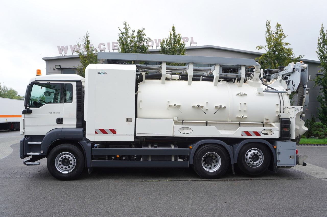MAN TGS 26.360 E6 / RIVARD sewage cleaner 18 m3 / 90 tho. km / steering axle / 2 units - فراغ شاحنة: صورة 3 MAN TGS 26.360 E6 / RIVARD sewage cleaner 18 m3 / 90 tho. km / steering axle / 2 units - فراغ شاحنة: صورة 3