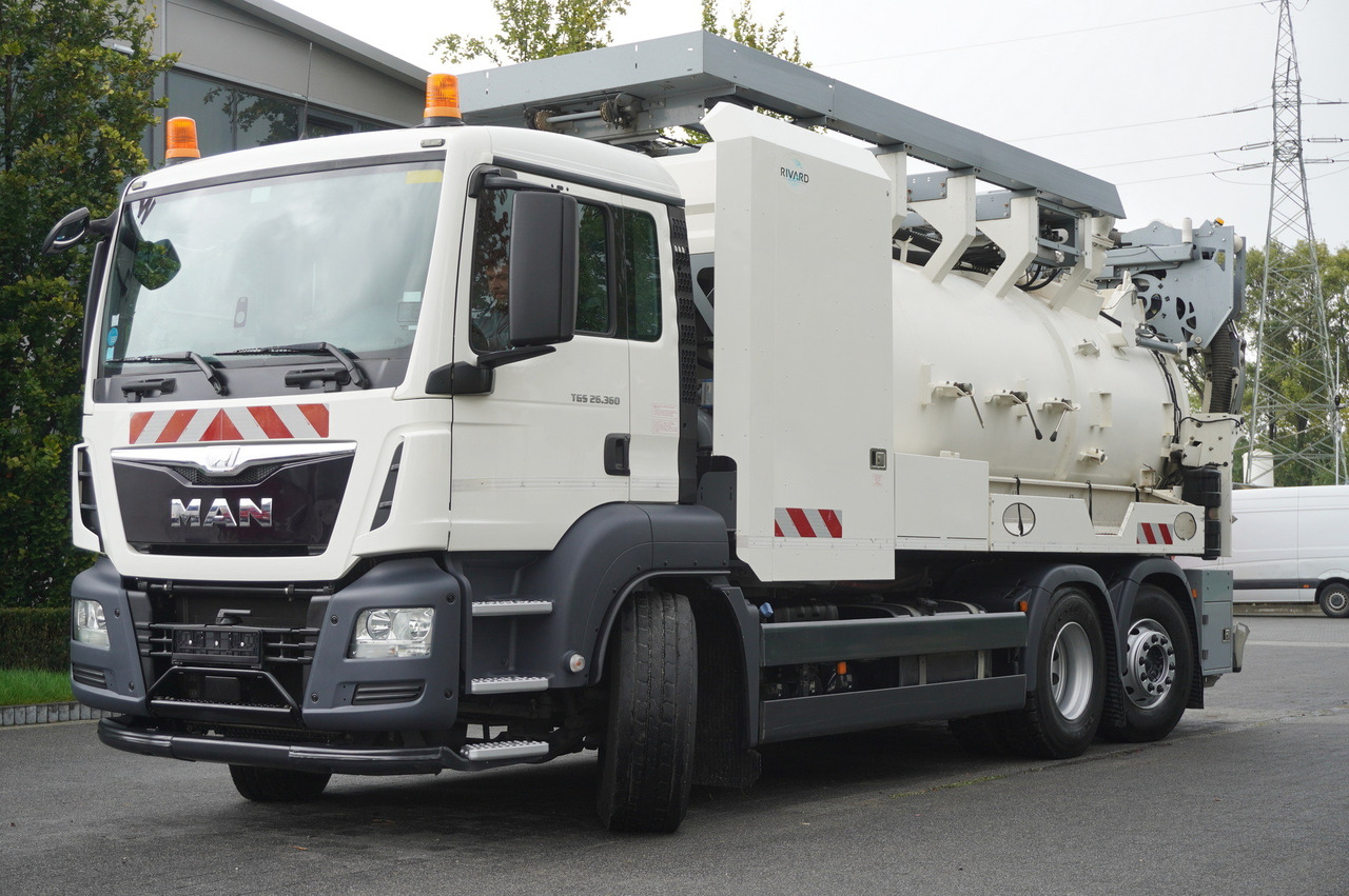 MAN TGS 26.360 E6 / RIVARD sewage cleaner 18 m3 / 90 tho. km / steering axle / 2 units - فراغ شاحنة: صورة 2 MAN TGS 26.360 E6 / RIVARD sewage cleaner 18 m3 / 90 tho. km / steering axle / 2 units - فراغ شاحنة: صورة 2