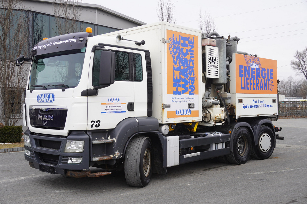 MAN TGS 26.360 / Holzmann Fahrzeugbau HBS 28/120.00 kitchen waste vehicle / Euro 5 - شاحنة قمامة: صورة 1 MAN TGS 26.360 / Holzmann Fahrzeugbau HBS 28/120.00 kitchen waste vehicle / Euro 5 - شاحنة قمامة: صورة 1