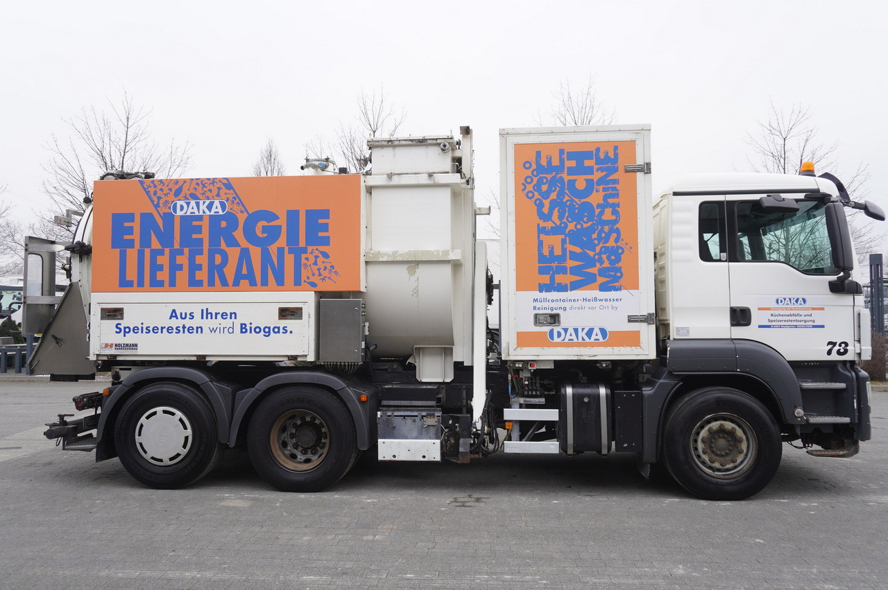 MAN TGS 26.360 / Holzmann Fahrzeugbau HBS 28/120.00 kitchen waste vehicle / Euro 5 - شاحنة قمامة: صورة 5 MAN TGS 26.360 / Holzmann Fahrzeugbau HBS 28/120.00 kitchen waste vehicle / Euro 5 - شاحنة قمامة: صورة 5