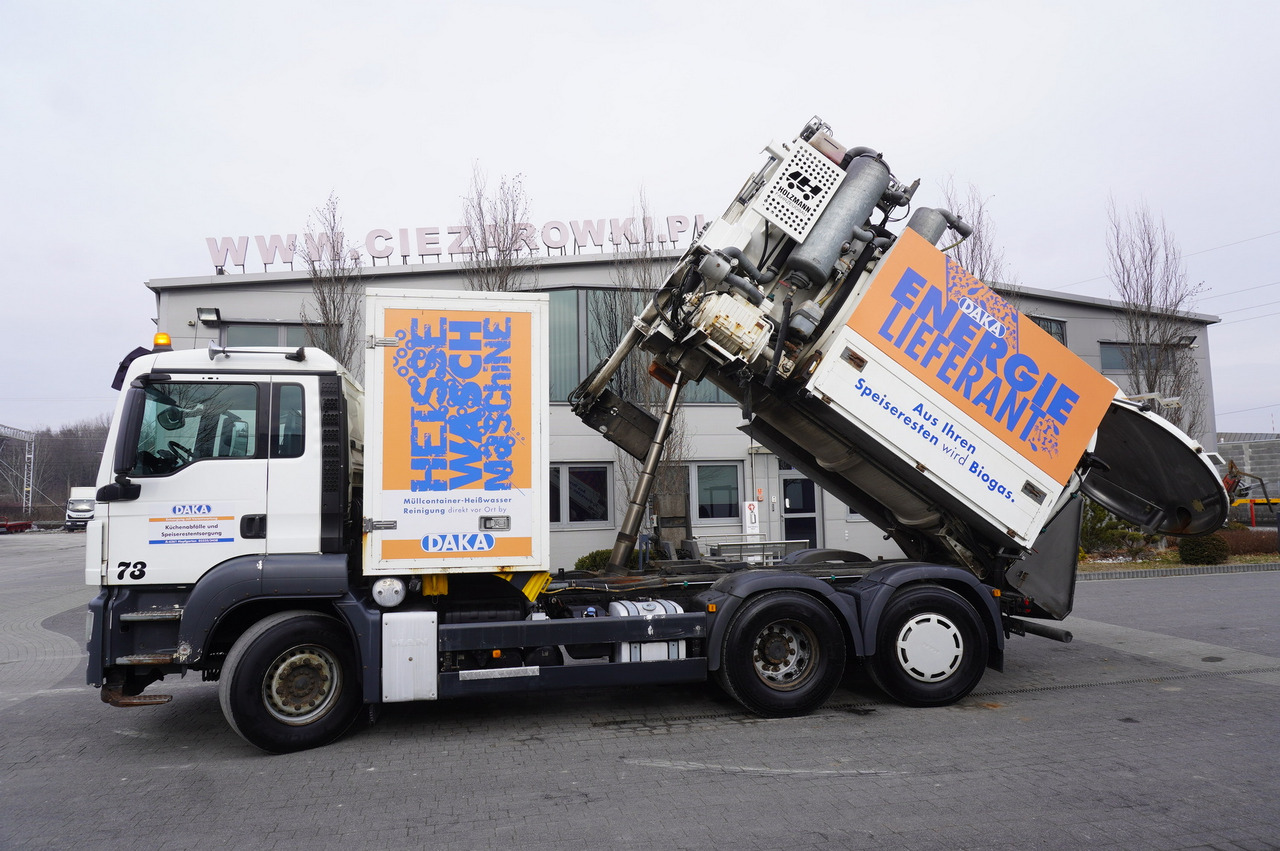 MAN TGS 26.360 / Holzmann Fahrzeugbau HBS 28/120.00 kitchen waste vehicle / Euro 5 - شاحنة قمامة: صورة 2 MAN TGS 26.360 / Holzmann Fahrzeugbau HBS 28/120.00 kitchen waste vehicle / Euro 5 - شاحنة قمامة: صورة 2