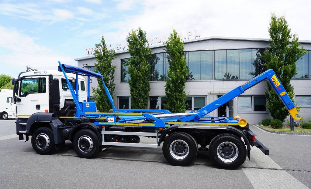 MAN TGS 35.400 8×4 HYVA LIFT 32.56 SE hooklift - شاحنة برافعة خطافية: صورة 3 MAN TGS 35.400 8×4 HYVA LIFT 32.56 SE hooklift - شاحنة برافعة خطافية: صورة 3