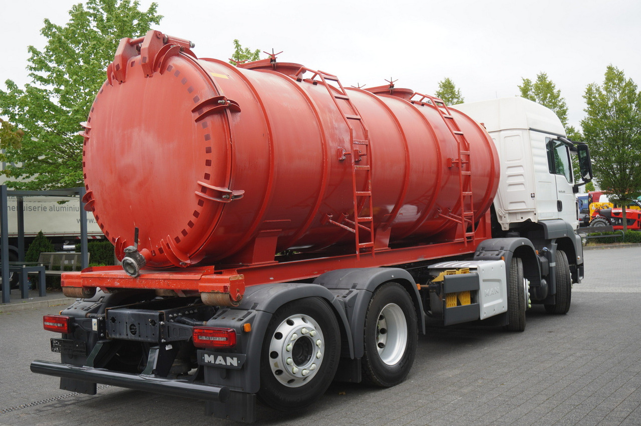 MAN TGS 35.420 8×2 / NEW septic barrel 13000 L / 3 steered axles - صهريج السماد السائل: صورة 4 MAN TGS 35.420 8×2 / NEW septic barrel 13000 L / 3 steered axles - صهريج السماد السائل: صورة 4
