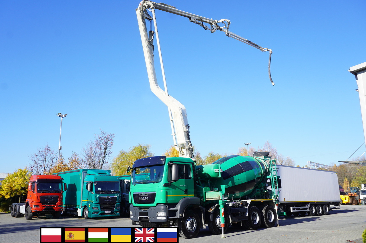 MAN TGS 35.480 8x4 Concrete Mixer Pump truck / Putzmeister M24-3 / 1600 MTH! - مضخة خرسانة: صورة 1 MAN TGS 35.480 8x4 Concrete Mixer Pump truck / Putzmeister M24-3 / 1600 MTH! - مضخة خرسانة: صورة 1