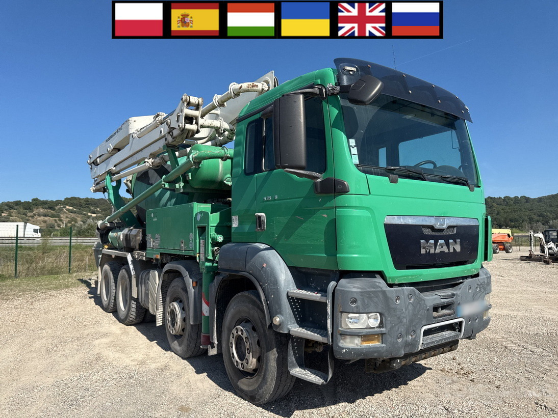 MAN TGS 35.480 8x4 Concrete Mixer Pump truck / Putzmeister M24-3 / 1600 MTH! - مضخة خرسانة: صورة 1 MAN TGS 35.480 8x4 Concrete Mixer Pump truck / Putzmeister M24-3 / 1600 MTH! - مضخة خرسانة: صورة 1