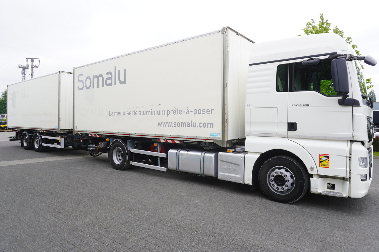 MAN TGX 18.430 / 18 EPAL box / Fruehauf 18 EPAL box trailer / 2021 - شاحنة صندوقية: صورة 4 MAN TGX 18.430 / 18 EPAL box / Fruehauf 18 EPAL box trailer / 2021 - شاحنة صندوقية: صورة 4