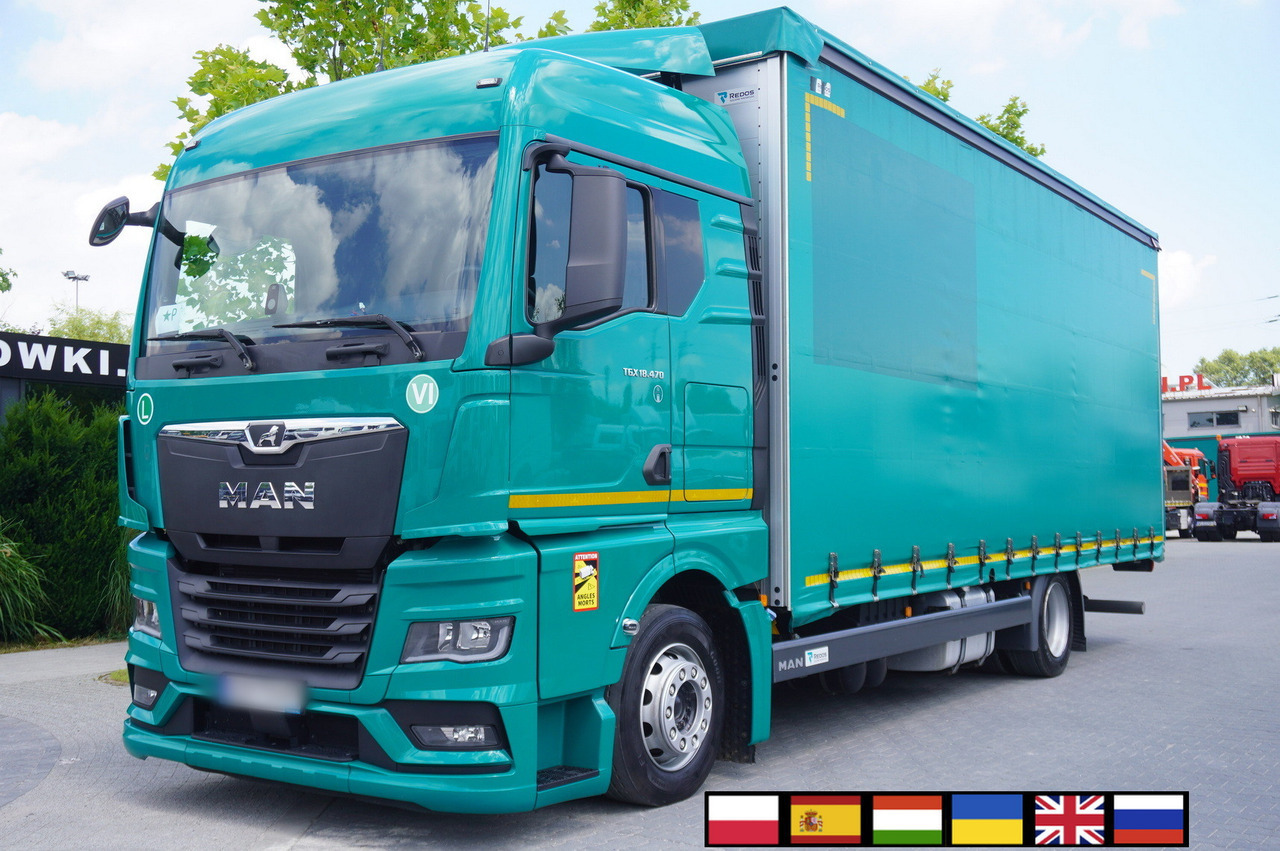 MAN TGX 18.470 / 2022 / Curtainsider 19 EPAL / Retarder / 15 units - شاحنة ذات ستائر جانبية: صورة 1 MAN TGX 18.470 / 2022 / Curtainsider 19 EPAL / Retarder / 15 units - شاحنة ذات ستائر جانبية: صورة 1