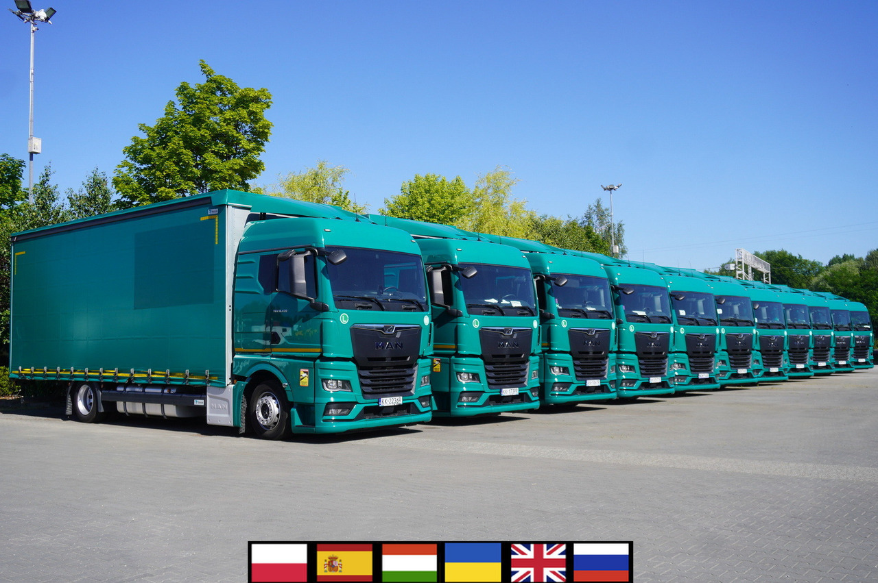 MAN TGX 18.470 / 2022 / Curtainsider 19 EPAL / Retarder / 15 units - شاحنة ذات ستائر جانبية: صورة 1 MAN TGX 18.470 / 2022 / Curtainsider 19 EPAL / Retarder / 15 units - شاحنة ذات ستائر جانبية: صورة 1