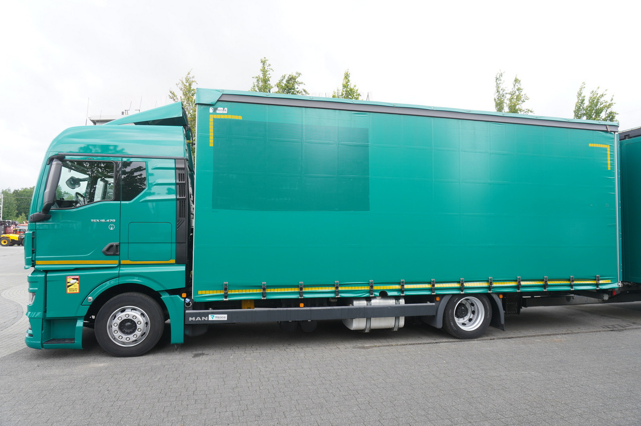 MAN TGX 18.470 / Trailer 19 EPAL / Curtainsider 19 EPAL / 2022 / Retarder / 15 units - شاحنة ذات ستائر جانبية: صورة 5 MAN TGX 18.470 / Trailer 19 EPAL / Curtainsider 19 EPAL / 2022 / Retarder / 15 units - شاحنة ذات ستائر جانبية: صورة 5