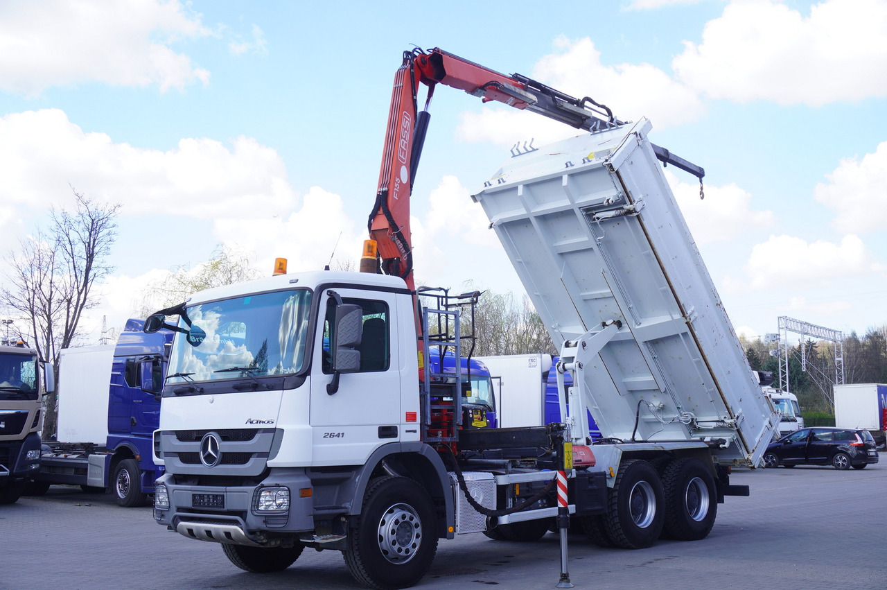MERCEDES-BENZ Actros 2641 6×4 E5 / Crane / Dumper / 110000 km! - شاحنات مسطحة, شاحنة كرين: صورة 2 MERCEDES-BENZ Actros 2641 6×4 E5 / Crane / Dumper / 110000 km! - شاحنات مسطحة, شاحنة كرين: صورة 2