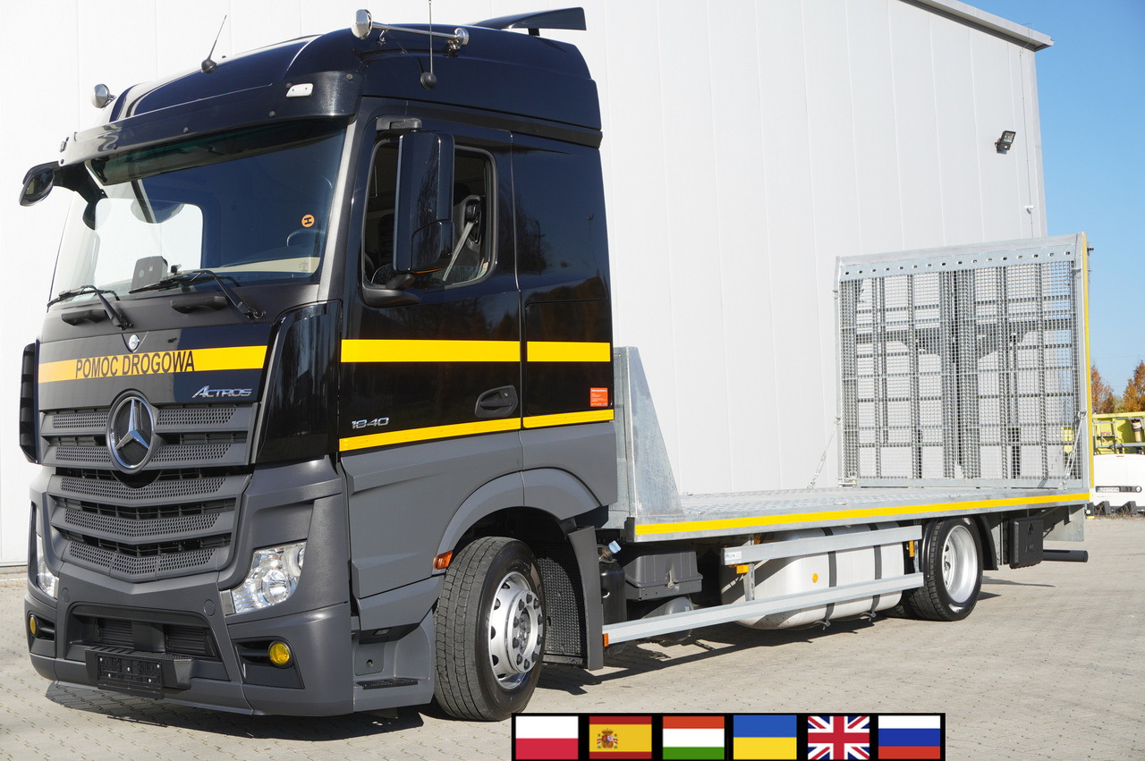 Merced Actros 1840 E6 4×2 / NEW Tow Truck platform 9.25 m / Lounge cabin - شاحنة سحب: صورة 1 Merced Actros 1840 E6 4×2 / NEW Tow Truck platform 9.25 m / Lounge cabin - شاحنة سحب: صورة 1