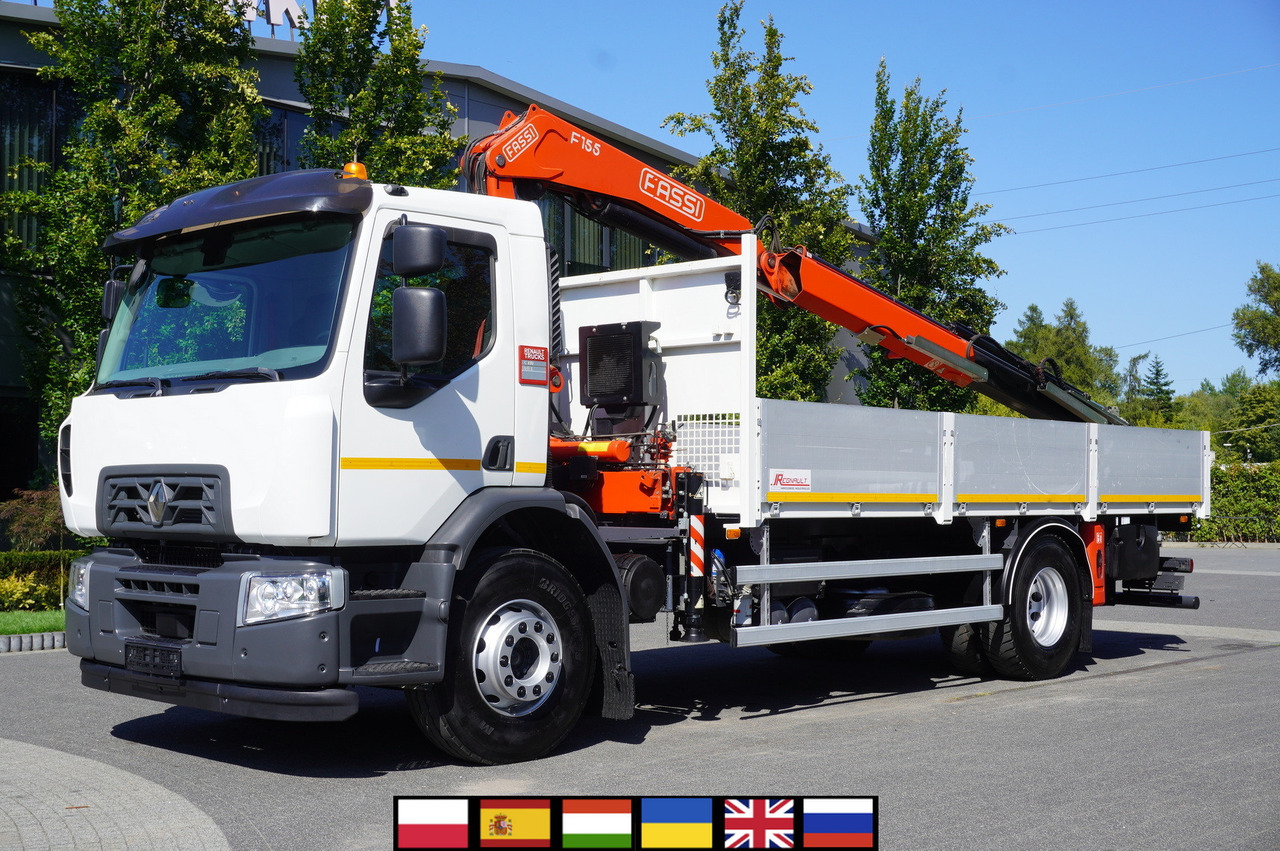 RENAULT C320 P 4x2 / FASSI crane 6.2 T / range 10 m / Flatbed 15 EPAL / 50 tho. km! - شاحنة كرين: صورة 1 RENAULT C320 P 4x2 / FASSI crane 6.2 T / range 10 m / Flatbed 15 EPAL / 50 tho. km! - شاحنة كرين: صورة 1